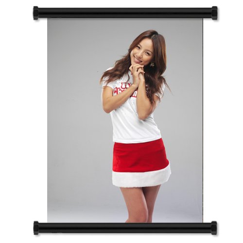 Hyori Lee Kpop Wall Poster - 16x21 Inch Korean Actress Fabric Wall Art Scroll for Home & Office Decor | Perfect for Bedroom, Living Room, Studio