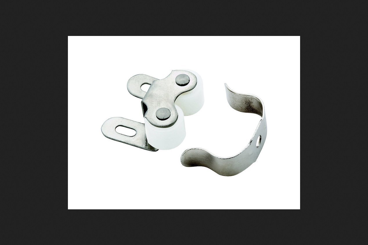 25-Piece Latch Catch Roller Set - Heavy Duty Cabinet & Drawer Hardware for Home & Office Organization - DIY Repair & Furniture Assembly Accessories