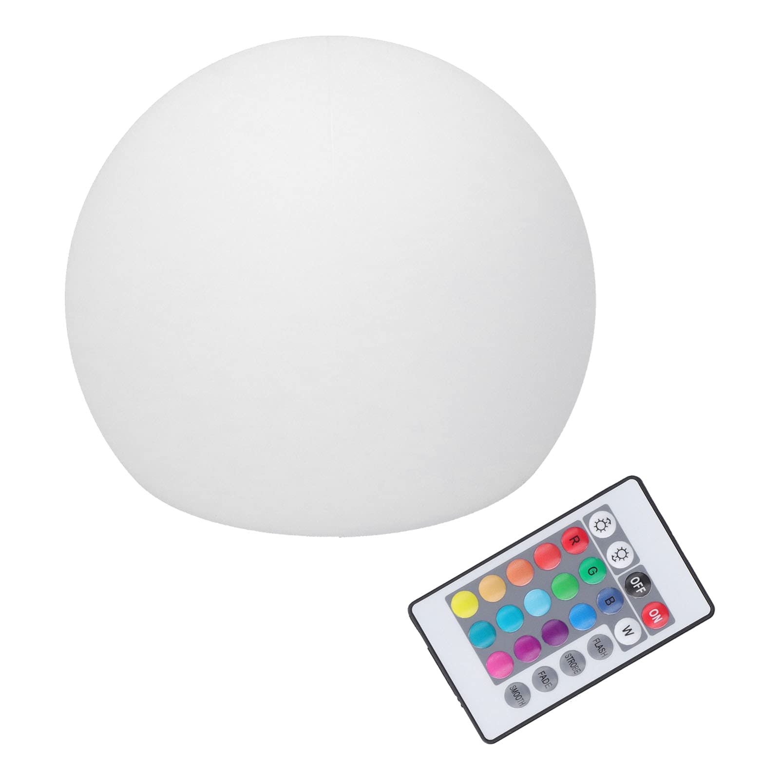Faceuer Pool Ball Lights - 5.9 Inch Remote Control LED Globe Lights for Outdoor Decor, Garden, Swimming Pool, Pathway, Courtyard & Lawn Lighting | Waterproof & Energy Efficient Landscape Lighting Solution