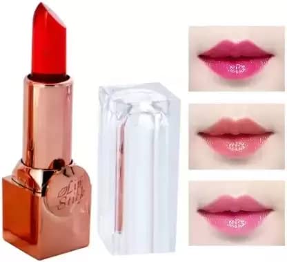 Temperature Changing Mood Lipstick - Hydrating Moisturizing Jelly Flower Lip Balm for Dry Lips - Perfect for Date Night, Parties & Everyday Wear