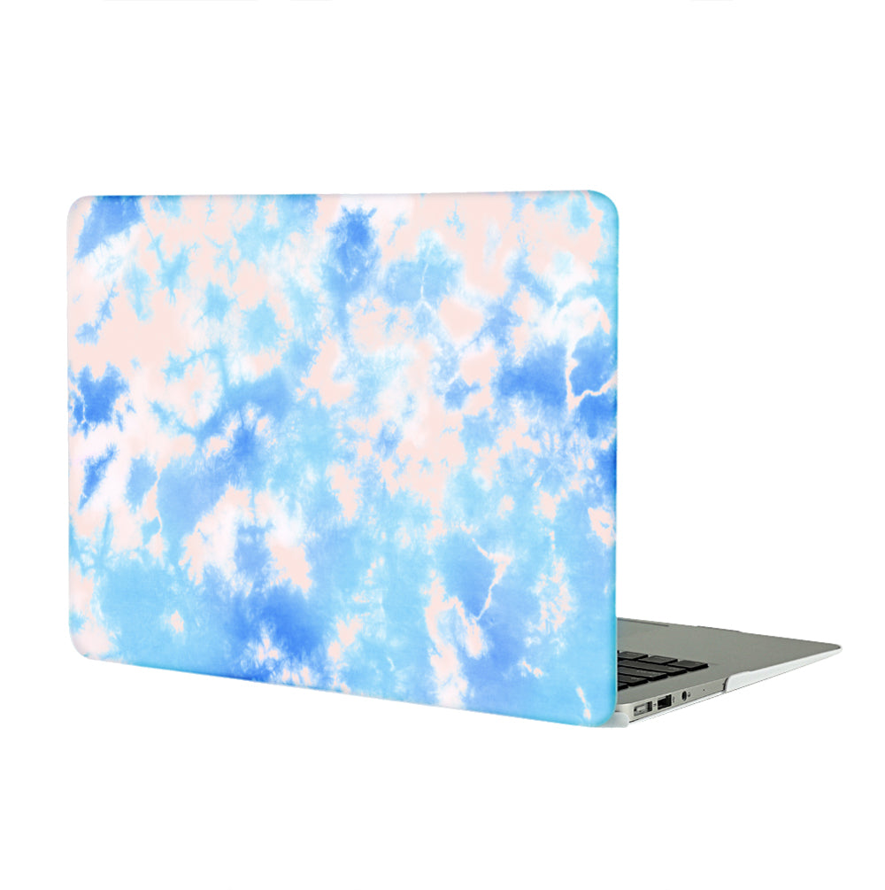 Stylish Blue Tie Dye MacBook Case Cover - Protective & Trendy Laptop Sleeve for MacBook Air/Pro 13 14 16 inch - Perfect for Work, School & Travel Accessories