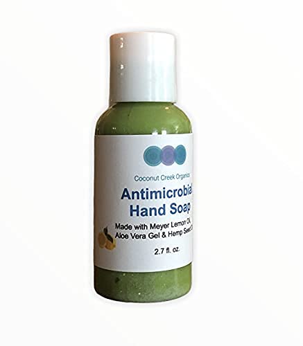 Coconut Creek Organics Antibacterial Hand Soap - Natural Plant-Based Formula for Effective Germ Protection - Perfect for Kitchen, Bathroom & Travel Use