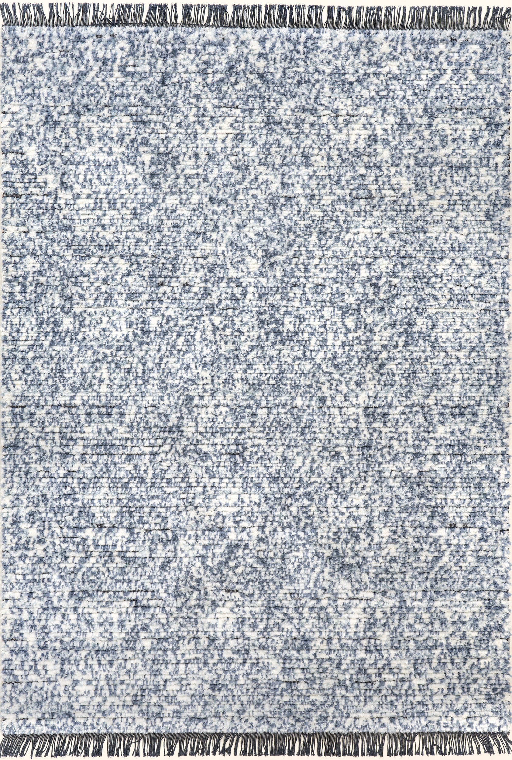Dorina Soft Speckled Rug - Non-Slip Blue Area Rug for Living Room, Bedroom, Nursery | Cozy & Durable Home Decor