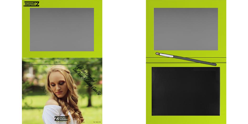 Custom Extra Large Magnetic Makeup Palette - Empty Refillable Eyeshadow & Blush Organizer for Professional Artists & Travel - Perfect for Makeup Storage, Travel Kit & Beauty Studio Organization