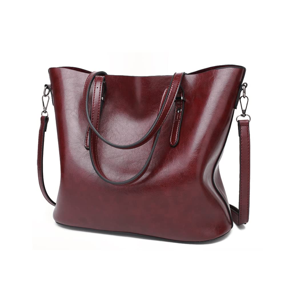 Putisaduo Women's Casual Tote Shoulder Bag - Soft Faux Leather Handbag Purse for Work, Travel & Everyday Use