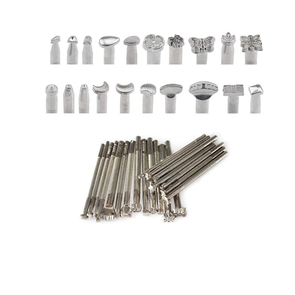 20pc DIY Leather Craft Tools for Saddle Making & Stamping - Leatherworking Kit