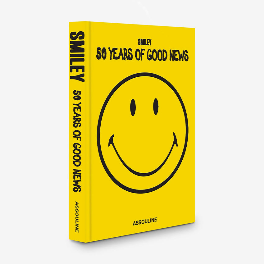 Assouline Smiley: 50 Years of Good News - Coffee Table Book for Home Decor & Gift Giving