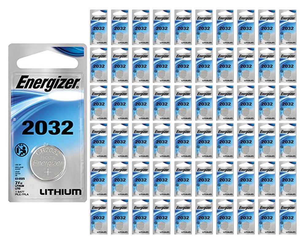 Energizer 72-Pack CR2032 3V Lithium Coin Button Batteries - Long-Lasting Power for Watches, Key Fobs, Calculators & Medical Devices
