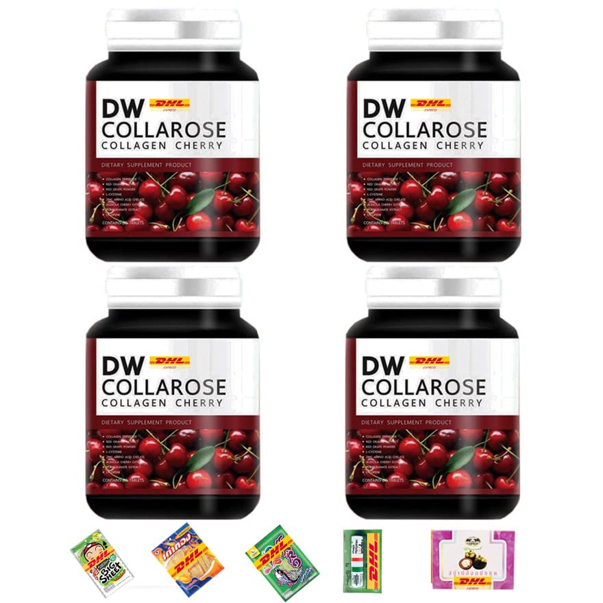 Premium DHL Beauty Skin EXPRESS DW Collarose Collagen Tripeptide Anti-Aging Face Cream (4-Pack) - Brightening & Hydrating for Youthful Glow | Perfect for Night Routine & Travel Skincare