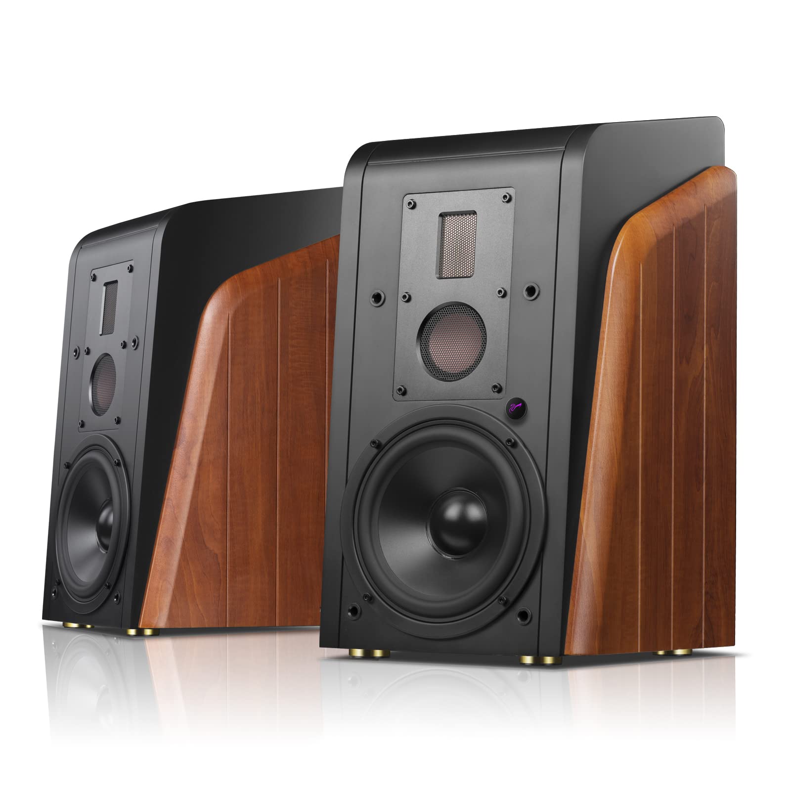 HiVi-Swans M300MKII 蓝牙书架音箱 无线3路高保真音响 6.5寸低音炮 Hi-Res音质 适用于桌面电脑/电视/黑胶唱机的家庭影院音响系统
