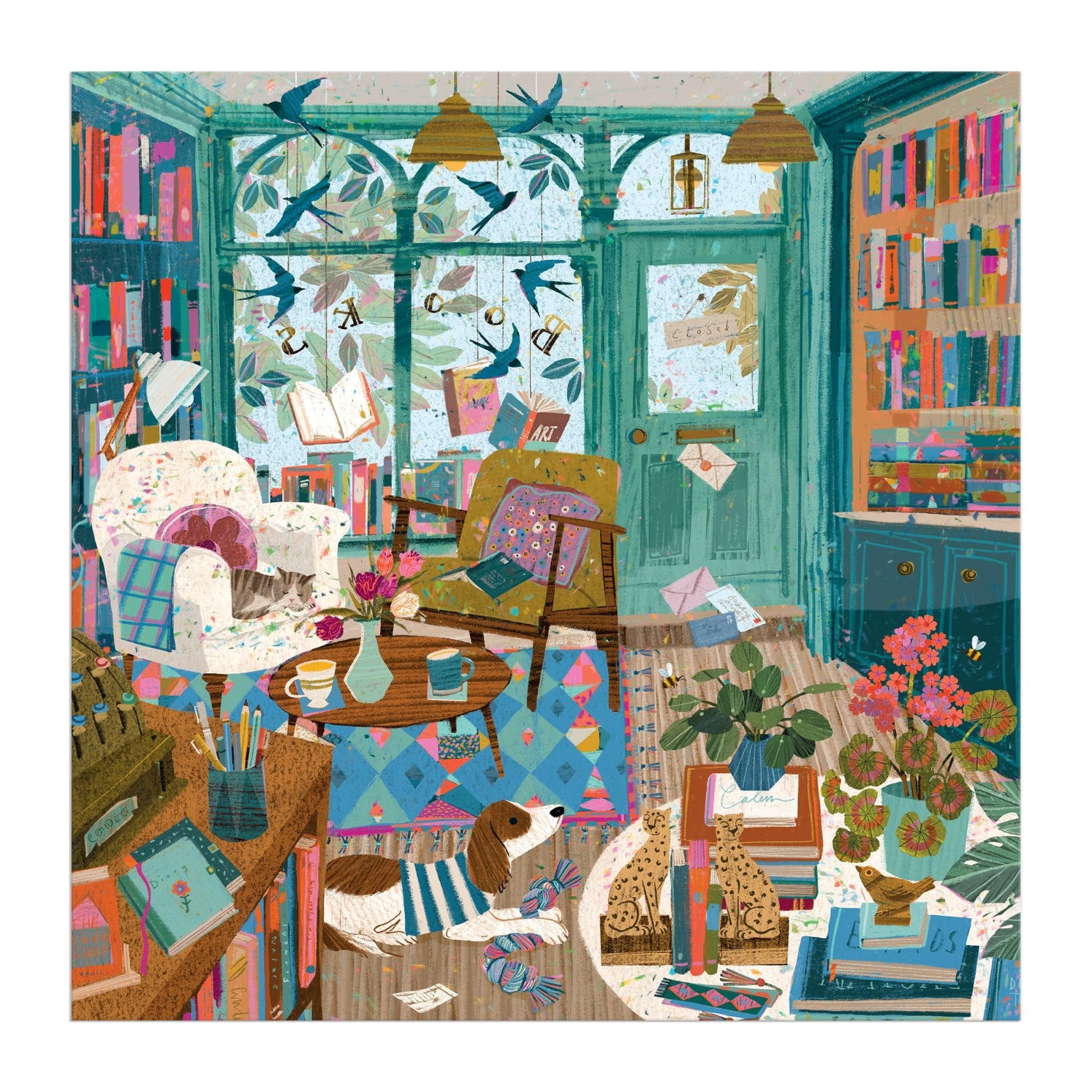 Books of Wonder 500 Piece Jigsaw Puzzle - Beautiful Book Cover Art Puzzle for Adults & Teens, Perfect for Family Game Night & Relaxation