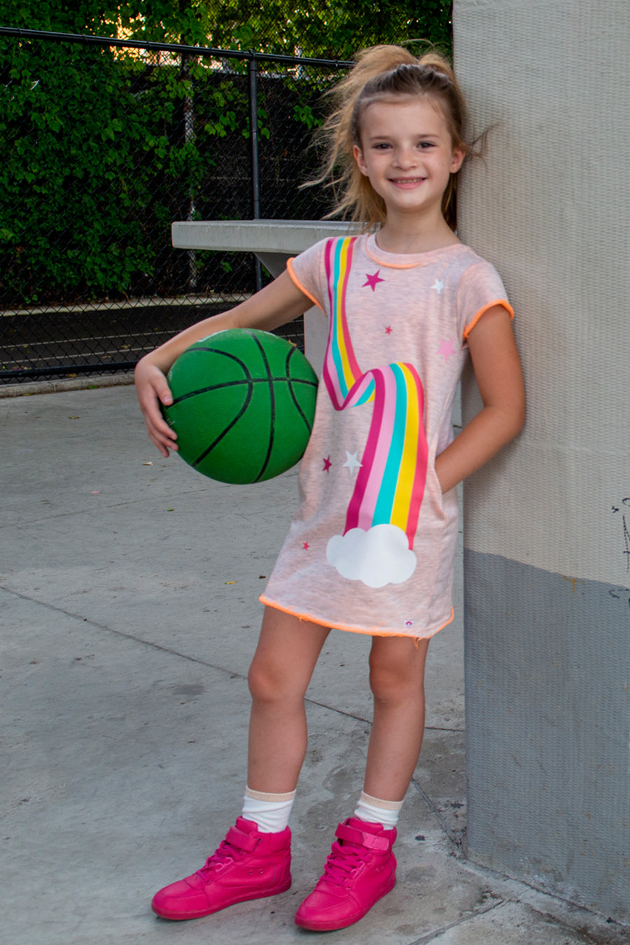 Appaman Raylee Rainbow Girls Dress - Colorful & Playful Kids Outfit for Parties, School & Everyday Wear