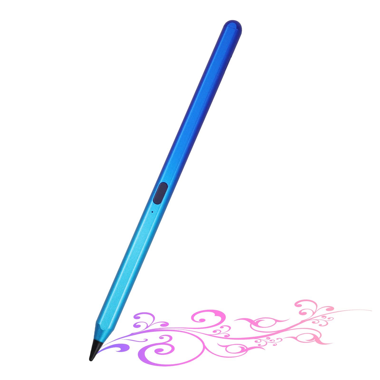 Premium Stylus Pen for iPad Air 5th Gen & iPad 10th Gen - Active Pencil with Palm Rejection for iPad Mini 6/5, iPad 10/9/8/7 & iPad Pro 11/12.9 Inch - Cyan Digital Pen for Drawing, Note-Taking & Professional Work