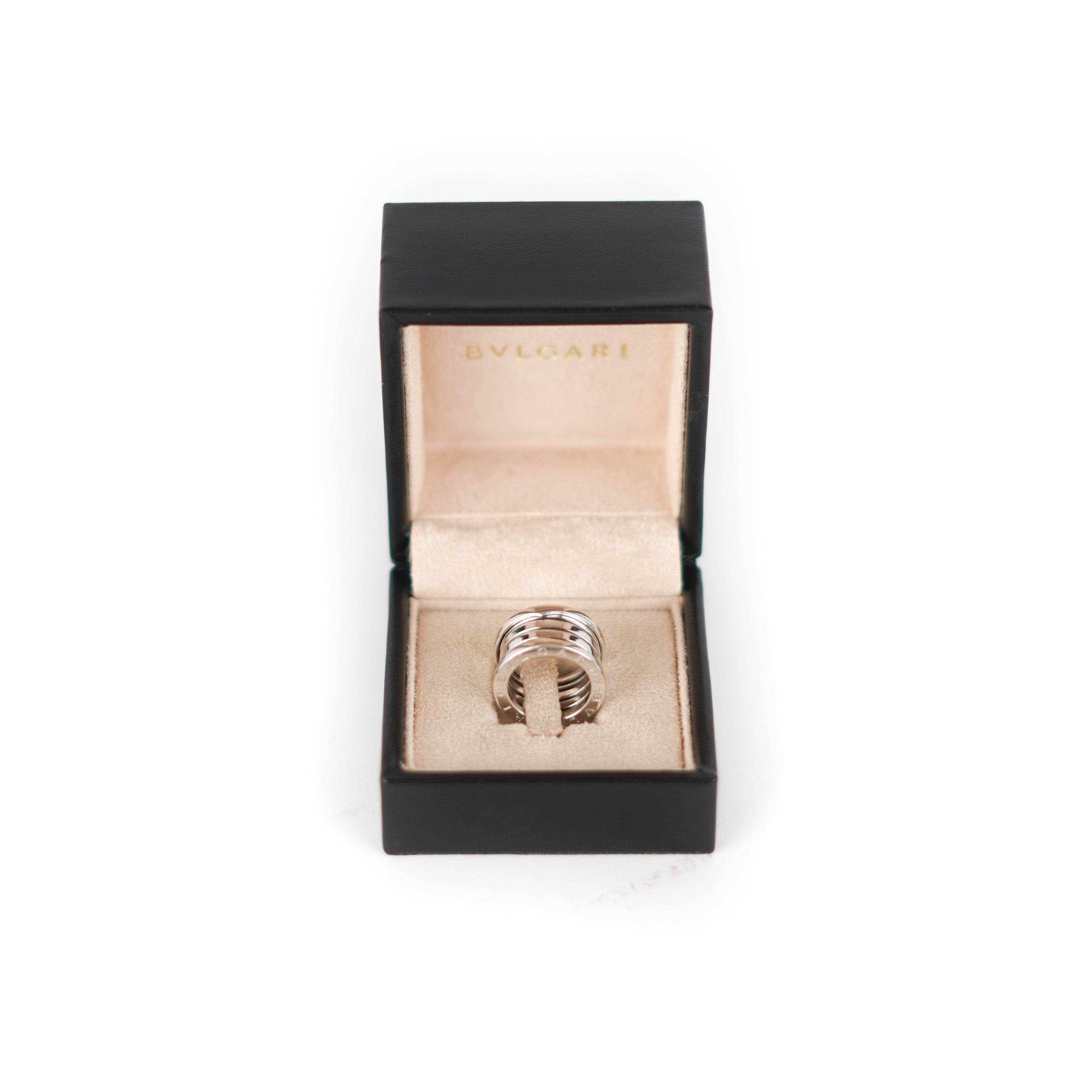 Bvlgari B.Zero1 18K White Gold Ring - Size 48 - Luxury Italian Jewelry for Women, Perfect for Weddings, Anniversaries & Special Occasions