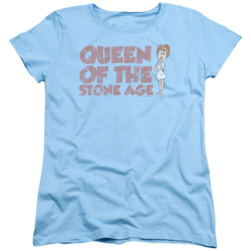 Flintstones Vintage Queen Wilma Women's T-Shirt - Cartoon Character Graphic Tee for Women - Perfect for Cosplay, Halloween, and Retro Fashion Lovers
