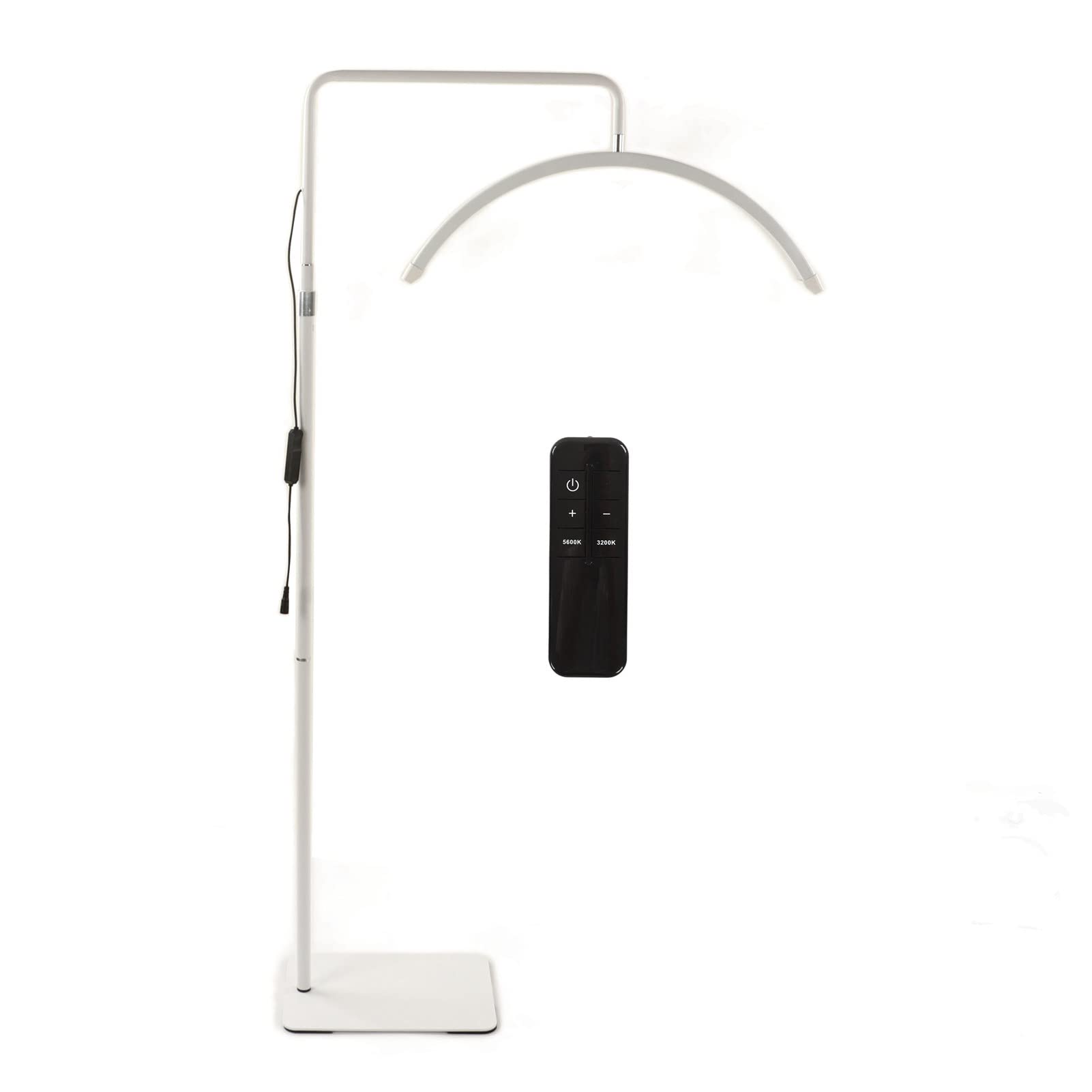 EXCLUZO Lash Light - 23 LED Eyelash Extension Lamp with Remote Control, Adjustable 5-Level Color Temperature for Professional Lash Artists, Perfect for Eyelash Extensions, Skincare, Reading & Makeup Application