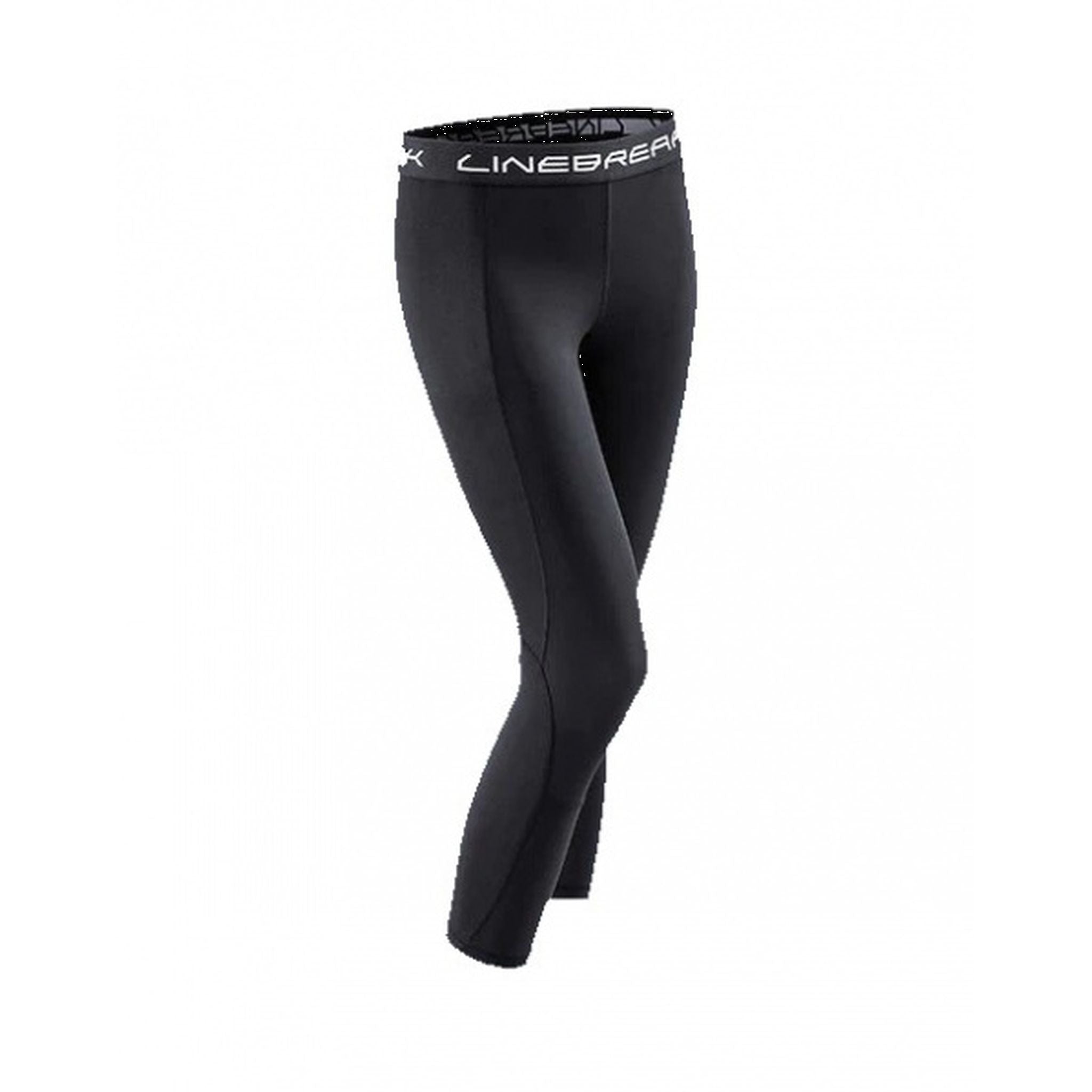 Linebreak Women's 7/8 Compression Tights - High Waist Yoga Pants for Running, Workout & Gym - Moisture Wicking & Breathable Activewear