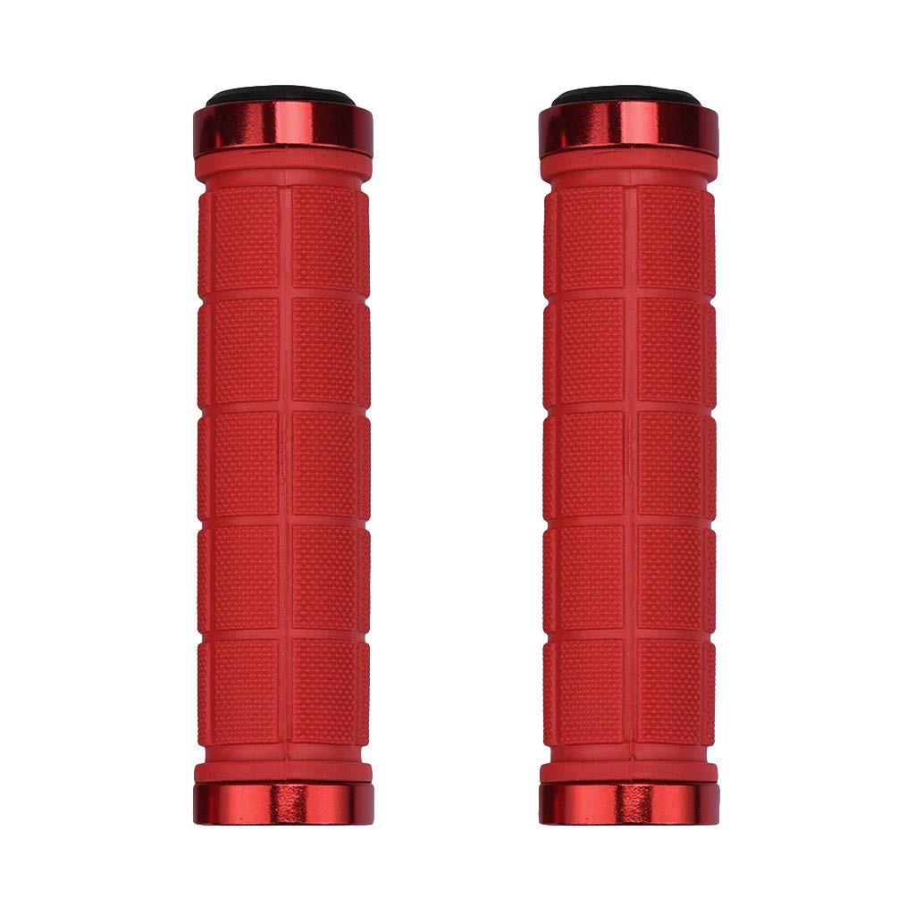 MTB Mountain Bike Grips - Anti-Slip Lock-on Handlebar Covers for Adults & Kids | Durable Cycling Accessories for Off-Road Biking, Commuting and Trail Riding