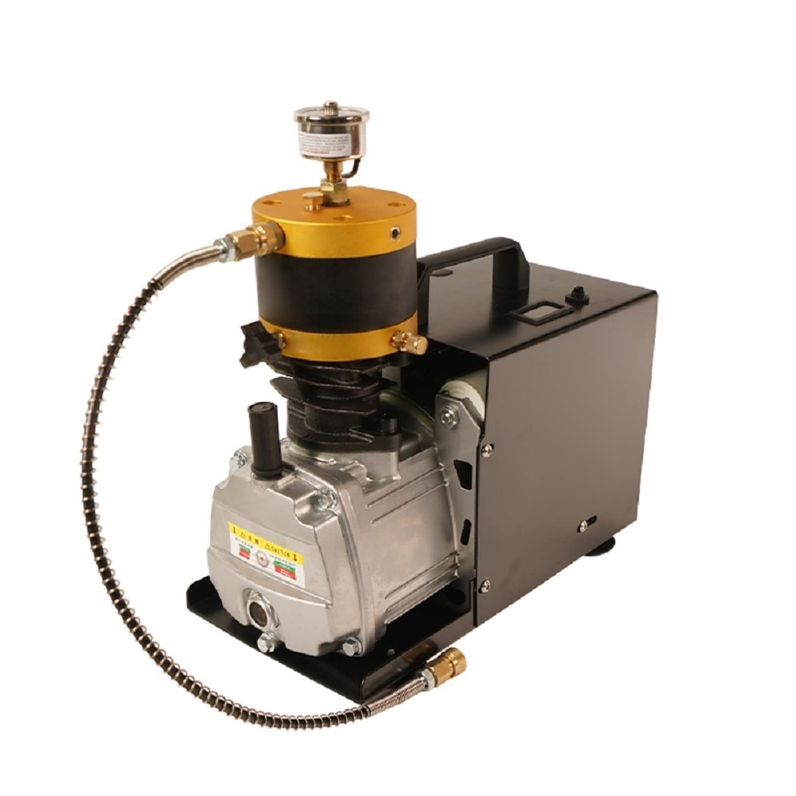 4500PSI 300Bar PCP High Pressure Electric Air Compressor for Air Tanks - 220V - Perfect for Paintball, Scuba Diving & Air Rifle Refilling