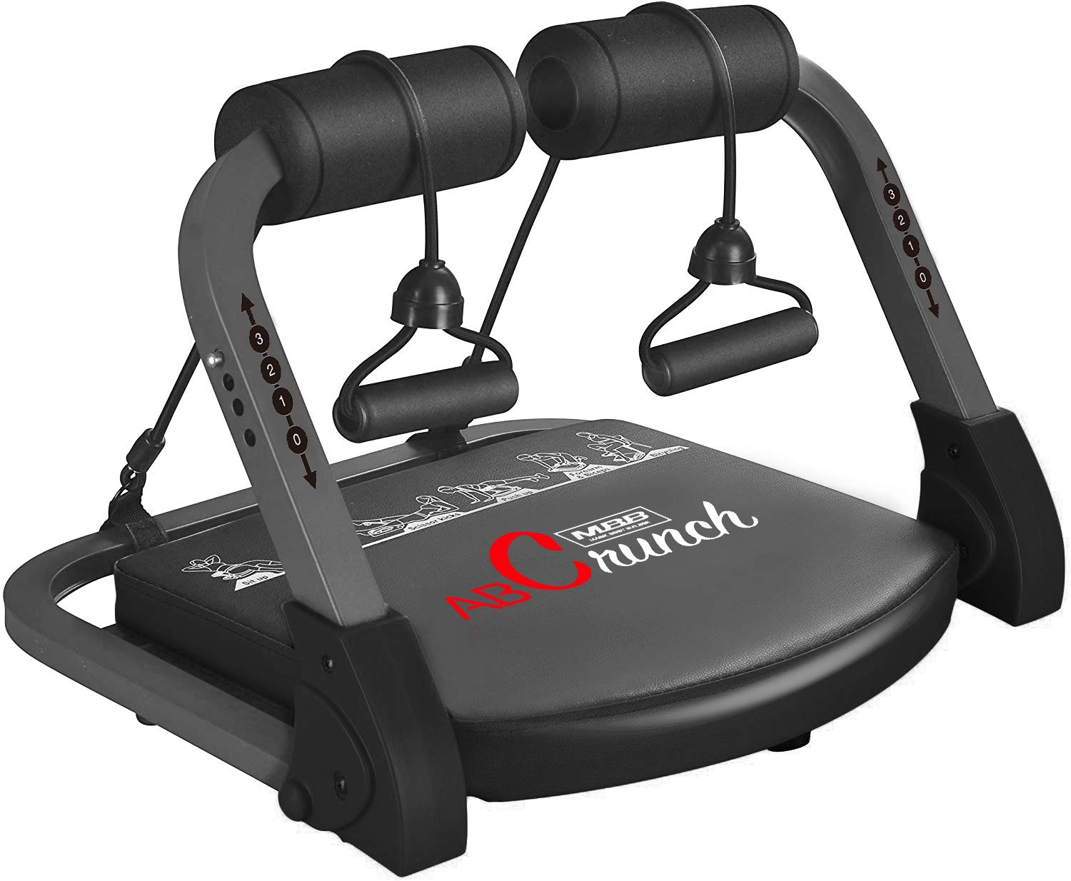 Fitlaya Ab Machine for Abs & Core Workout - Home Gym Fitness Equipment for Total Body Training - Perfect for Men & Women of All Ages - Use at Home, Office or Gym