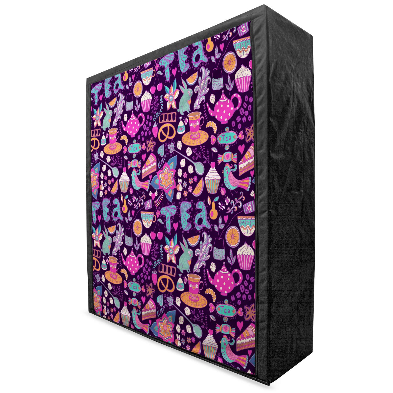 Ambesonne Tea Party Portable Fabric Wardrobe - 59