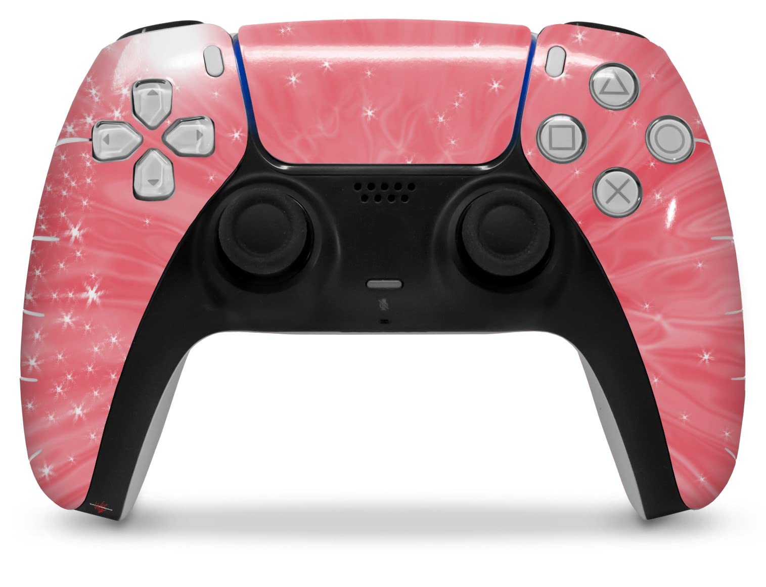 PS5 DualSense Controller Skin Wrap - Stardust Pink for Gaming & Protection
