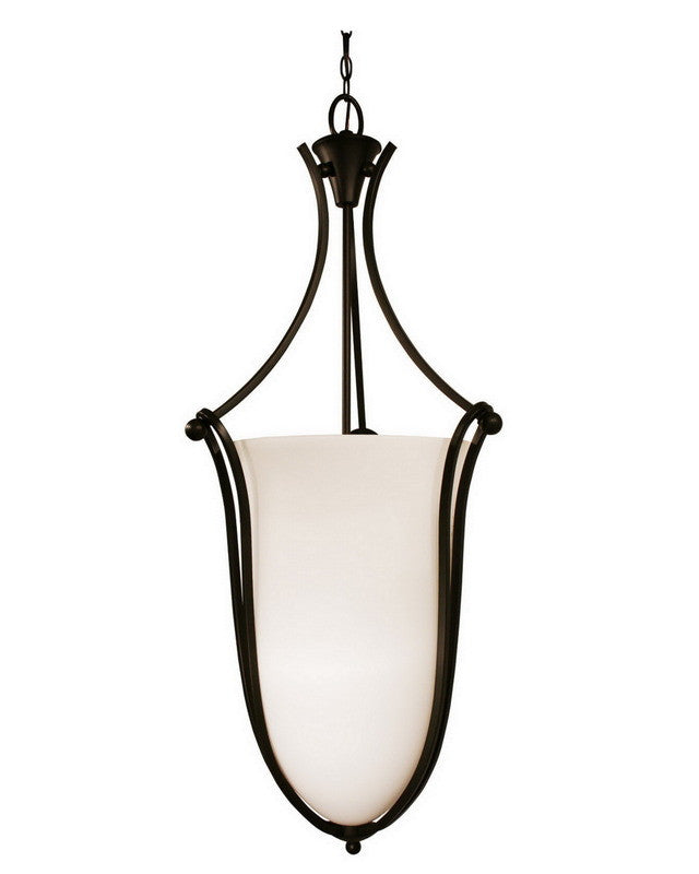 Z Lite Lighting 318P-43 Modern 6-Light Bronze Hanging Pendant Chandelier for Dining Room, Kitchen Island & Entryway Lighting