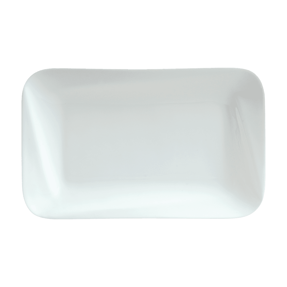Elegant Cameo 9-Inch Square Slant Platter - Perfect for Serving Appetizers, Desserts, and Charcuterie at Parties and Gatherings