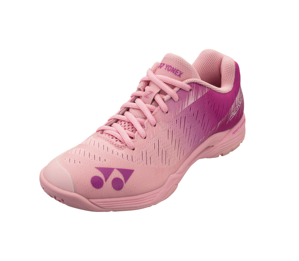 Yonex Aerus Z Women's Badminton Shoes - Lightweight & Breathable for Badminton & Court Sports (Pastel Pink) | Perfect for Indoor Training & Competitive Play