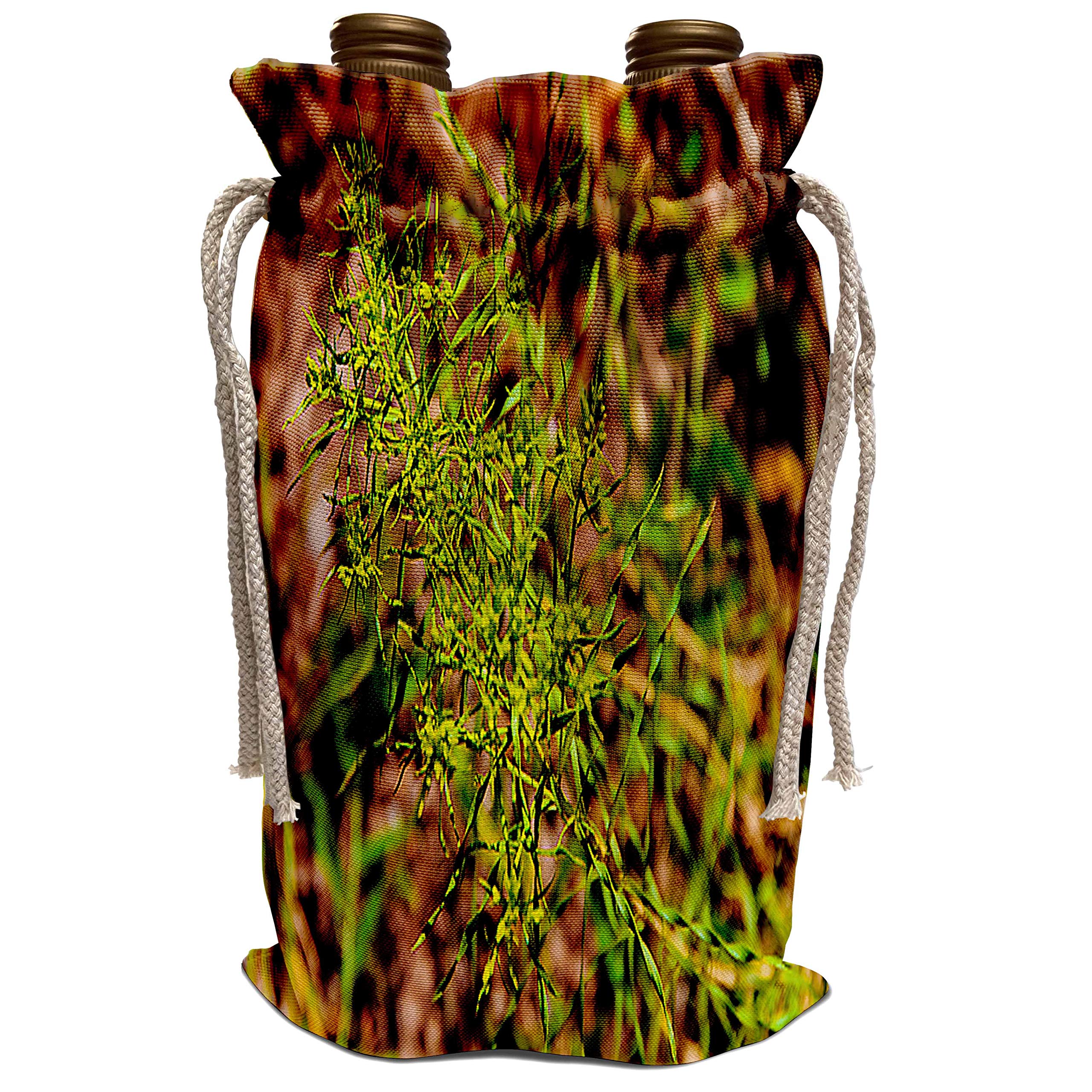 3D Rose Wine Bag with Leafy Weed Design - Perfect for Parties & Gifts