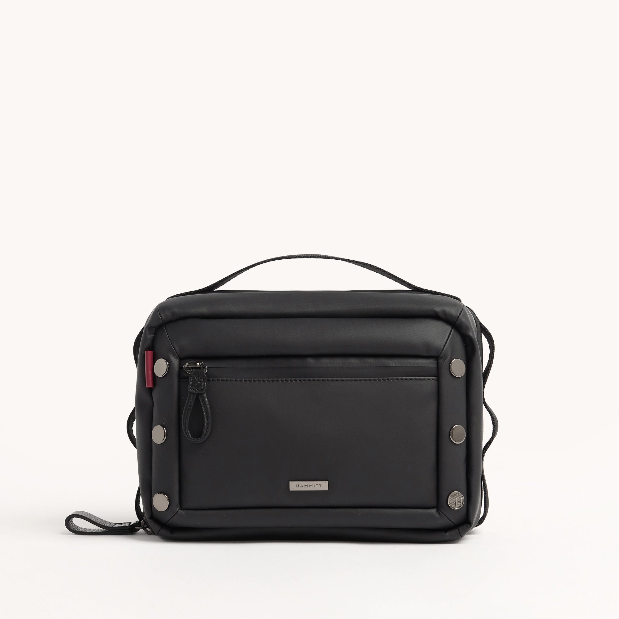 Del Mar Dopp Kit - Water-Resistant Travel Toiletry Bag for Men & Women | Black & Gunmetal | Perfect for Gym, Camping, and Business Trips