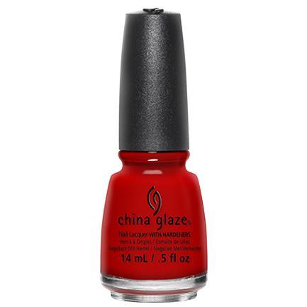 China Glaze Nail Polish - Scarlet #70309, 0.5 oz - Long Lasting, High Shine Nail Lacquer for Professional Salon & At-Home Manicures