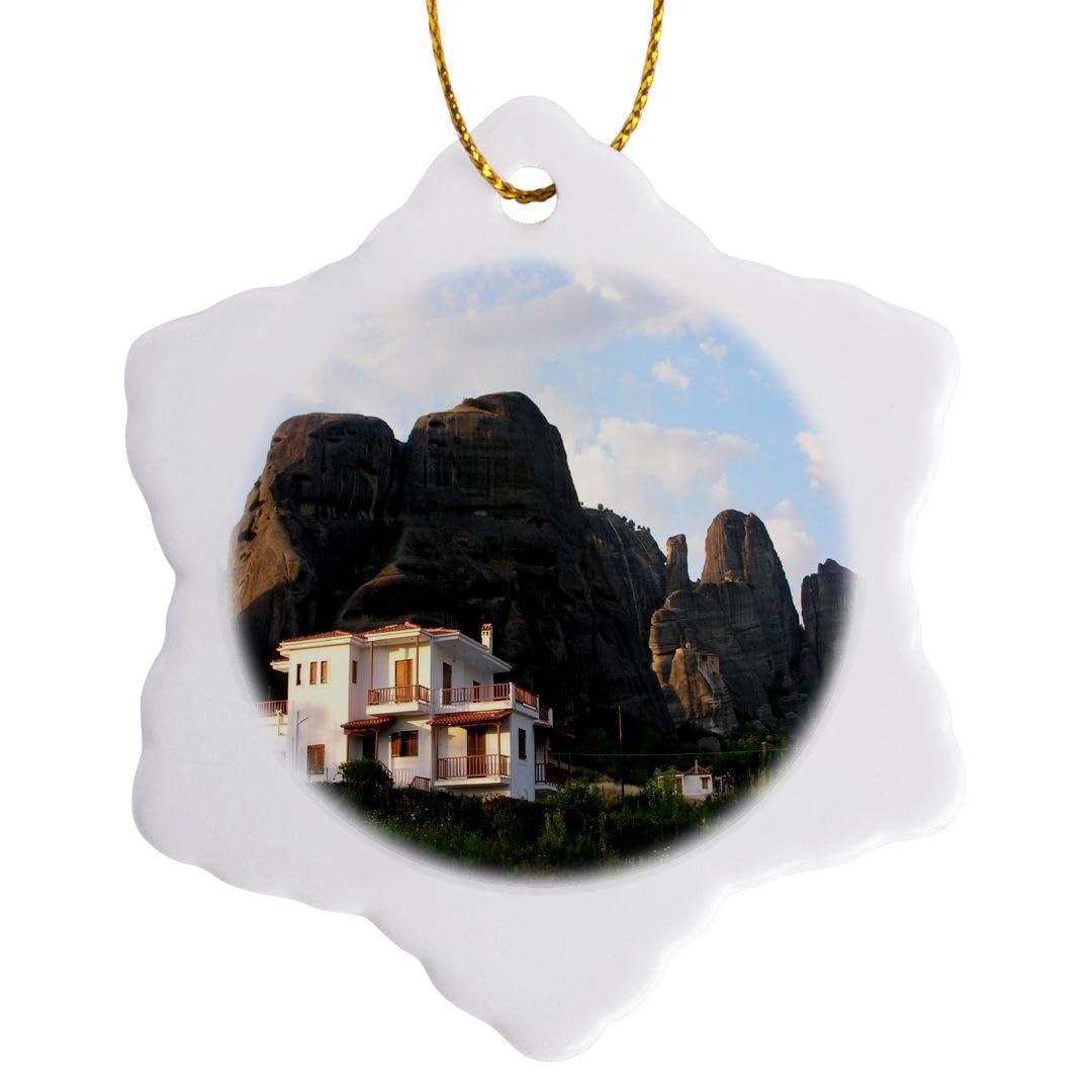3D Rose ORN_23218_1 Mountain House Wall Art - Rustic Cabin Decor for Living Room, Bedroom & Office - Perfect for Nature Lovers & Home Decor Enthusiasts