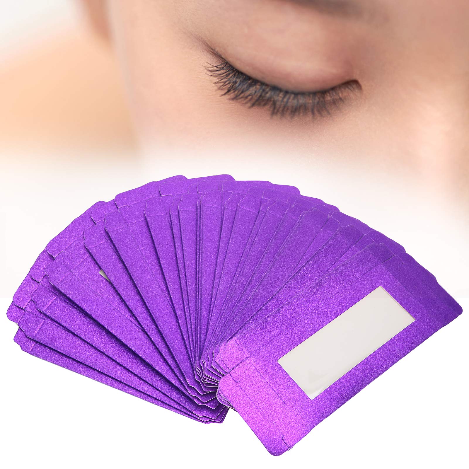 Premium Empty False Eyelash Storage Box - Purple Lash Organizer for Women & Girls | Perfect for Salon, Travel & Makeup Vanity Organization