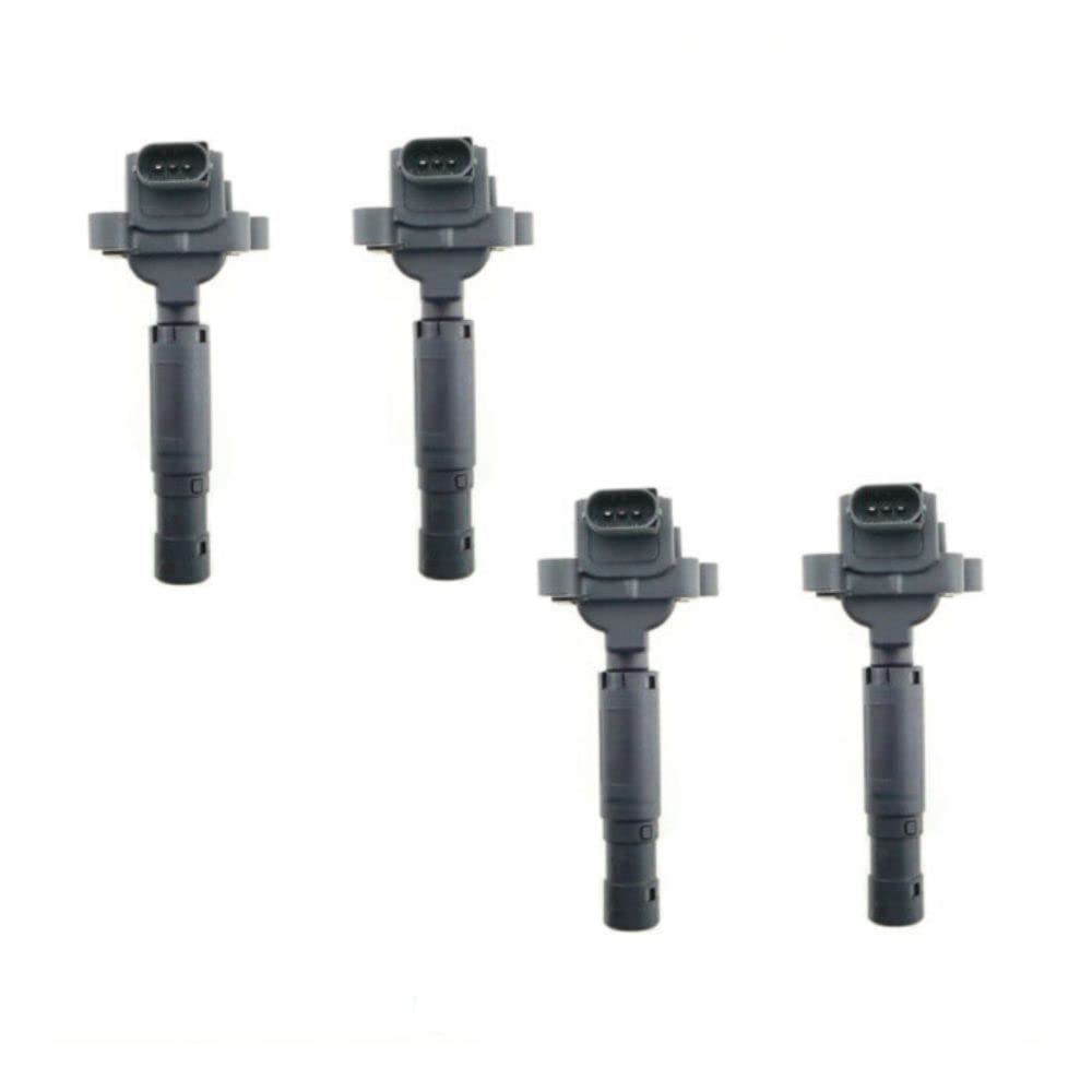 4PC IGNITION COIL 000 150 80 - Compatible with Mercedes-Benz Kompressor, Classic, Elegance, Sport Q4 Models (EMB408-T0408-FY) - Perfect for Engine Performance & Tune-Up Maintenance