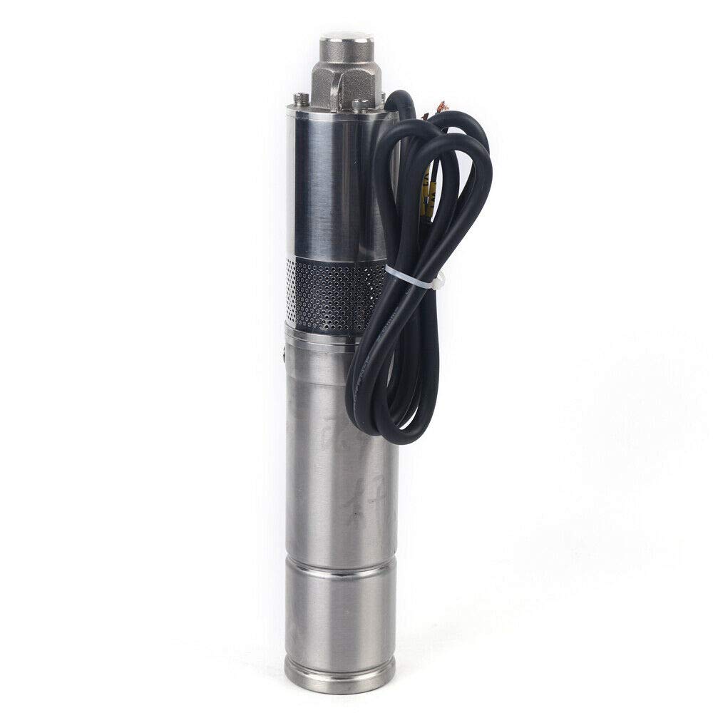 FLYHERO 3 Inch Solar Water Pump Submersible Well Deep Bore Screw Well Garden Irrigation Kit with MPPT Controller (24V 120W) - Perfect for Off-Grid Farming, Greenhouse Watering & Remote Irrigation Systems