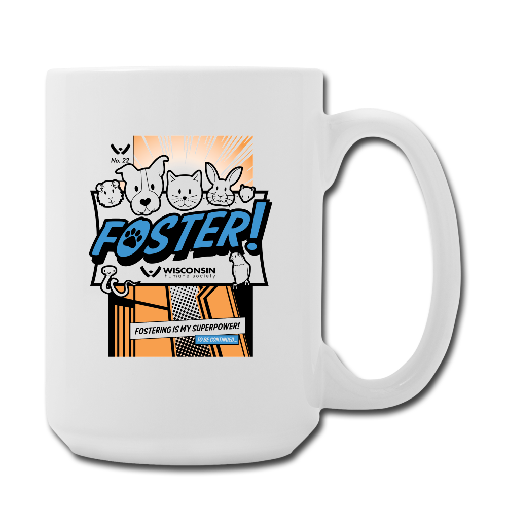 Funny Comic Coffee Mug 15 oz - Insulated Ceramic Cup for Coffee, Tea & Hot Drinks - Perfect for Office, Home & Gifts