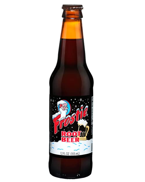 Frostie Root Beer Soda - 72 Pack of 12oz Glass Bottles | Classic American Flavor for Parties, BBQs & Nostalgic Treats
