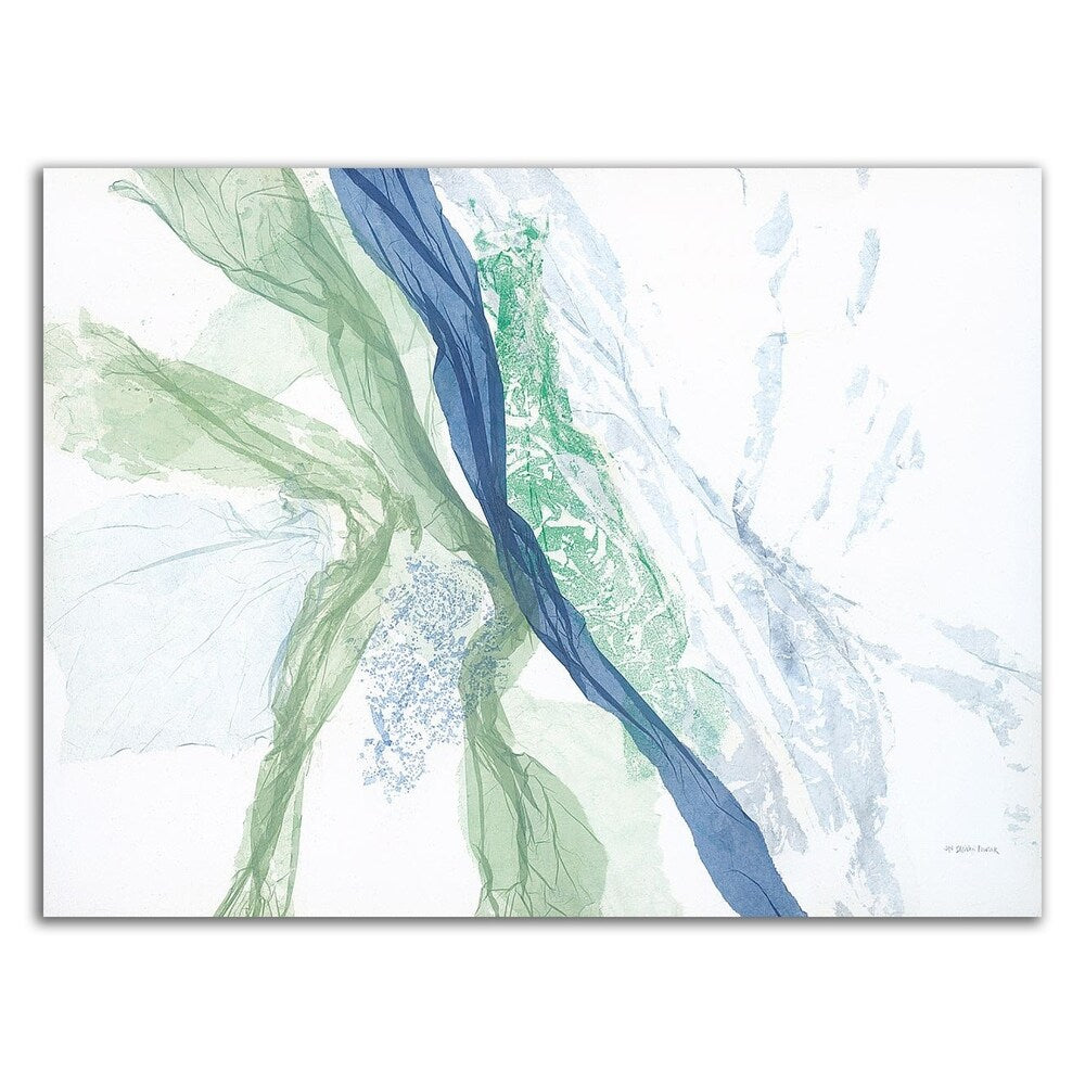 Beach Glass by Jan Sullivan Fowler - Stunning Canvas Wall Art Print Ready to Hang | Coastal Home Decor, Beach House Living Room & Bedroom Wall Art