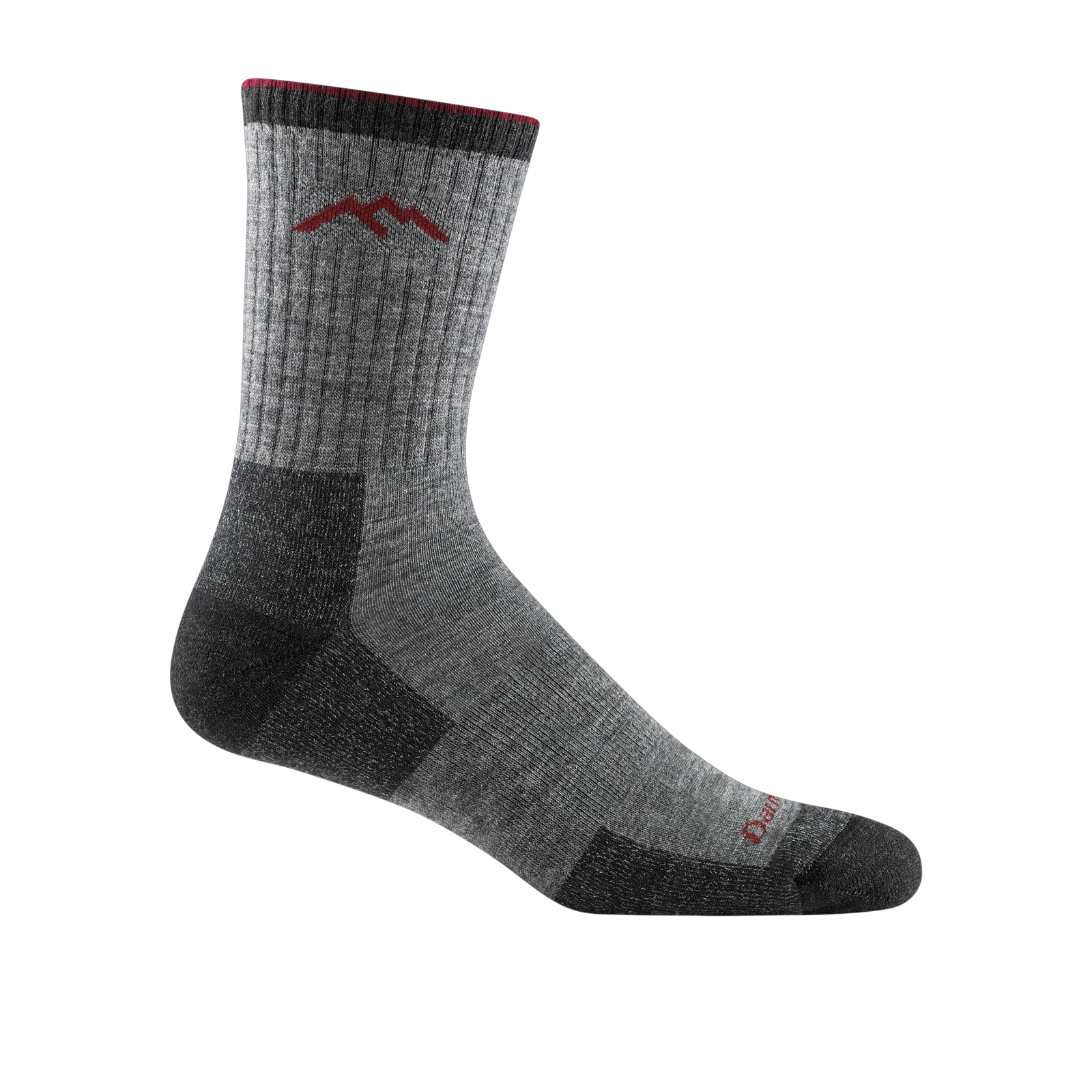 **Darn Tough Men's Hiking Socks - Midweight Micro Crew with Cushioning - Charcoal Grey - Moisture-Wicking & Durable for Outdoor Adventures**    *(Perfect for Hiking, Backpacking, and Everyday Comfort)*