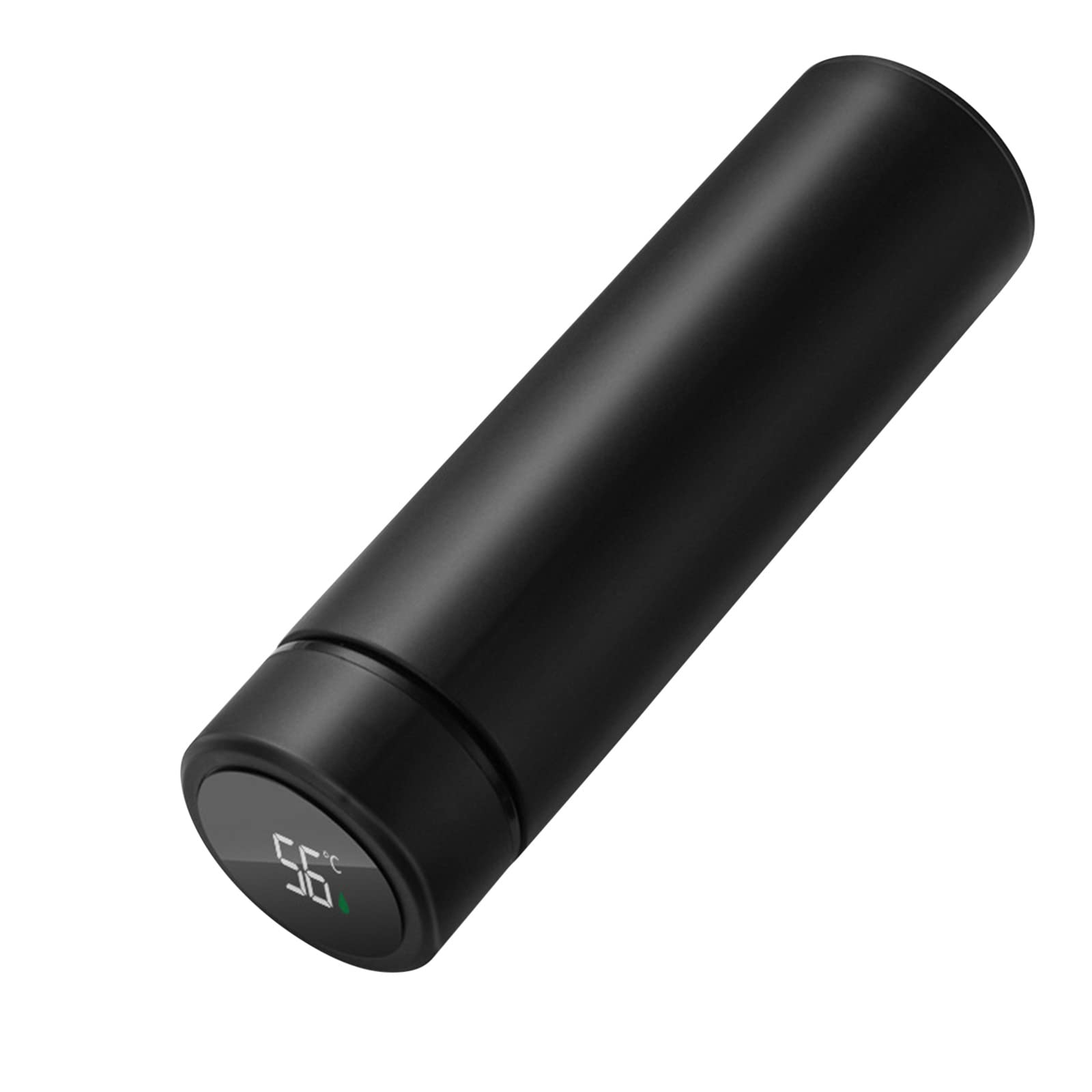 HEJANG Smart Kettle Flask with LCD Display - 18oz Stainless Steel Vacuum Insulated Water Bottle, Temperature Control, Leak Proof (Black) - Perfect for Travel, Office & Outdoor Activities