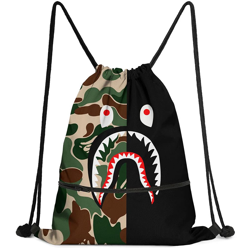 Waterproof Gym Drawstring Bag - Lightweight Sports Backpack for Men, Women, Boys & Girls - Perfect for Workouts, Running, Travel & School Activities