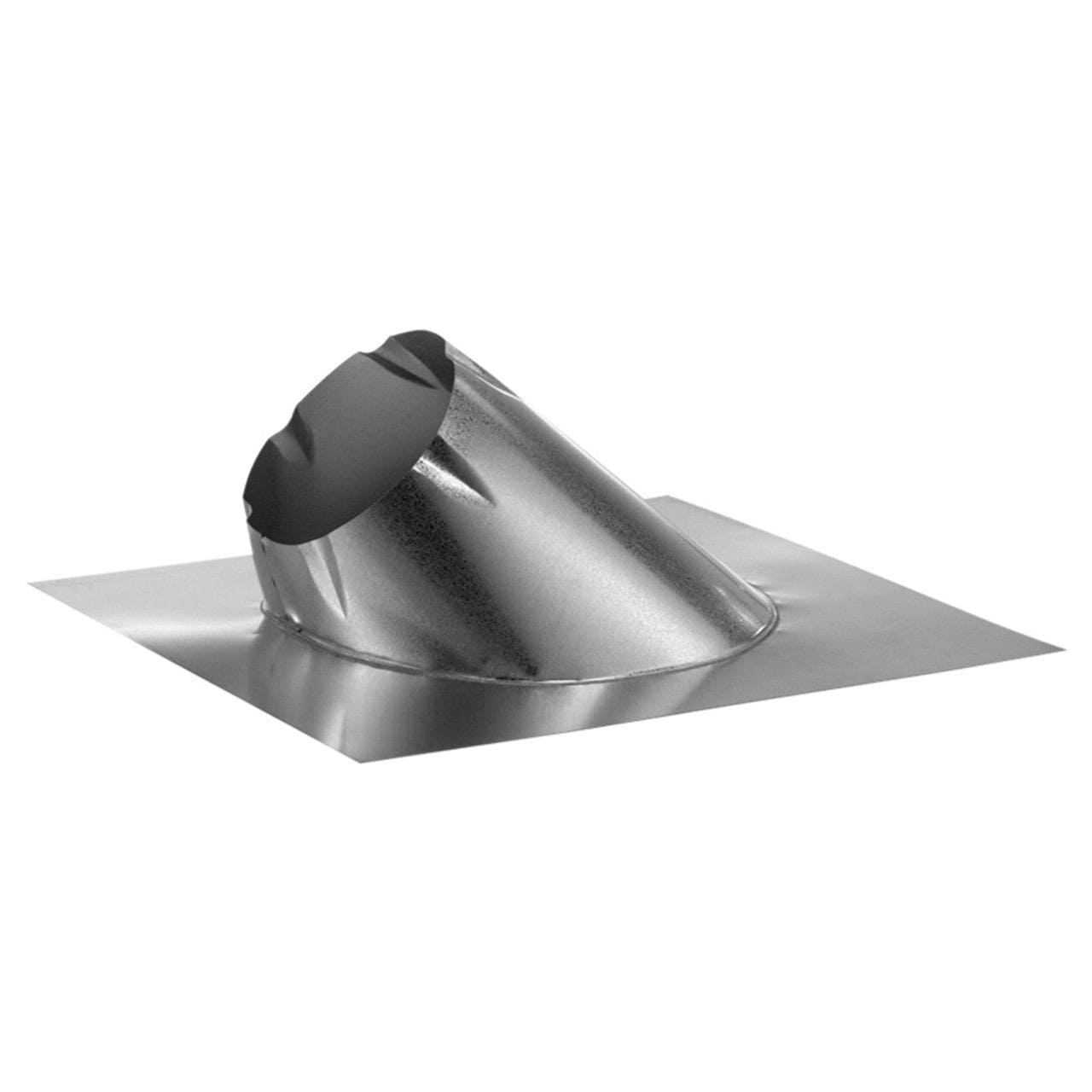 Duravent Duratech Galvalume Adjustable Roof Flashing for Chimney Pipes - 0/12 to 6/12 Pitch, 5DT F6 - Perfect for Wood Stoves, Fireplaces & HVAC Venting Systems