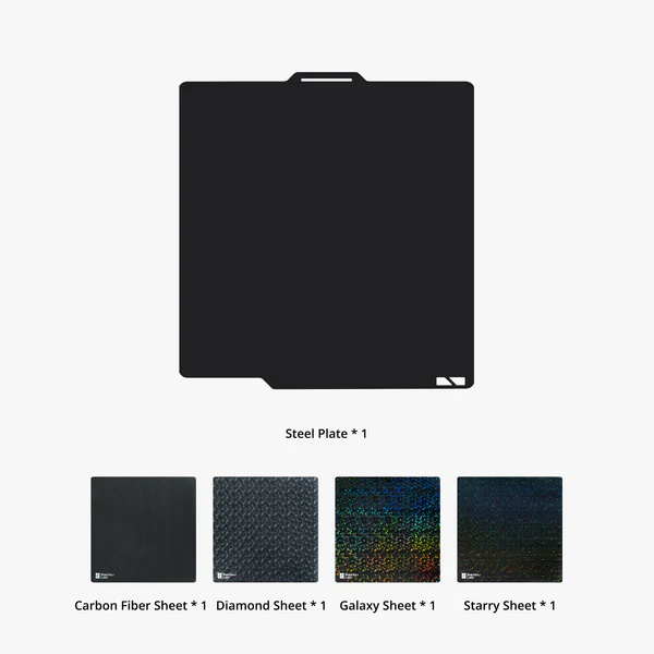 Bambu Lab 3D Effect Sheet & Plates Combo for X1, P1, A1 3D Printers - Perfect for Home, Office, and DIY Projects