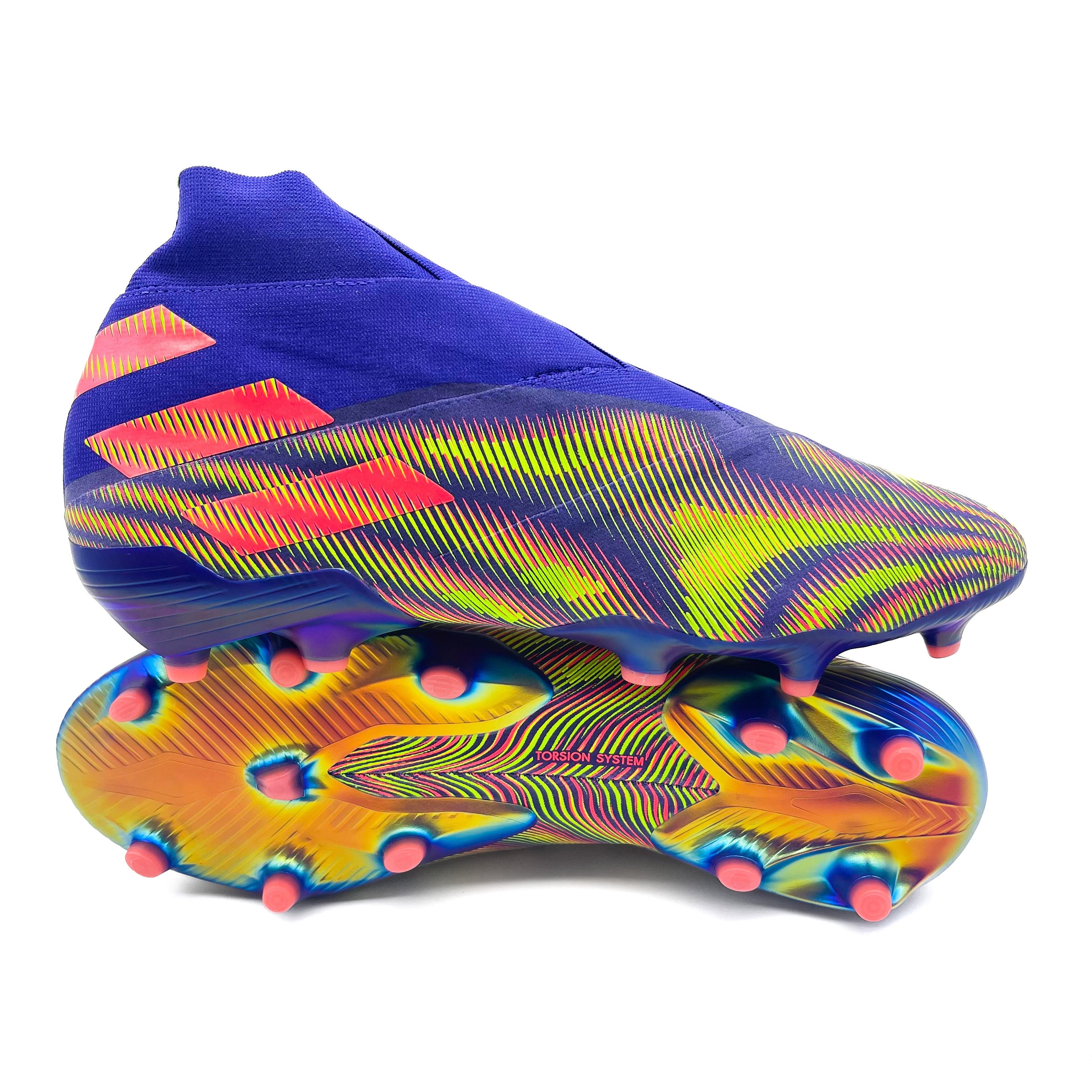 Adidas Nemeziz + FG 'Energy Ink' Soccer Cleats - Lightweight Football Boots for Men - Perfect for Turf and Firm Ground - Ideal for Matches, Training, and Fast-paced Games