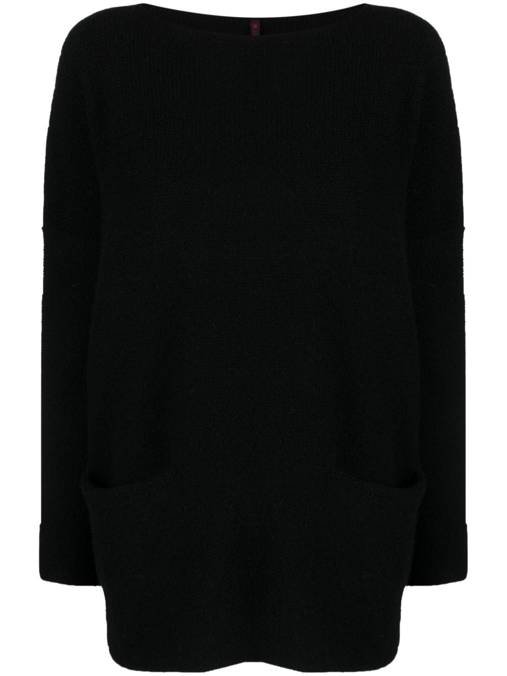 Daniela Gregis Women's Black Sweater - Soft Knit Pullover for Casual & Office Wear | Winter & Fall Fashion