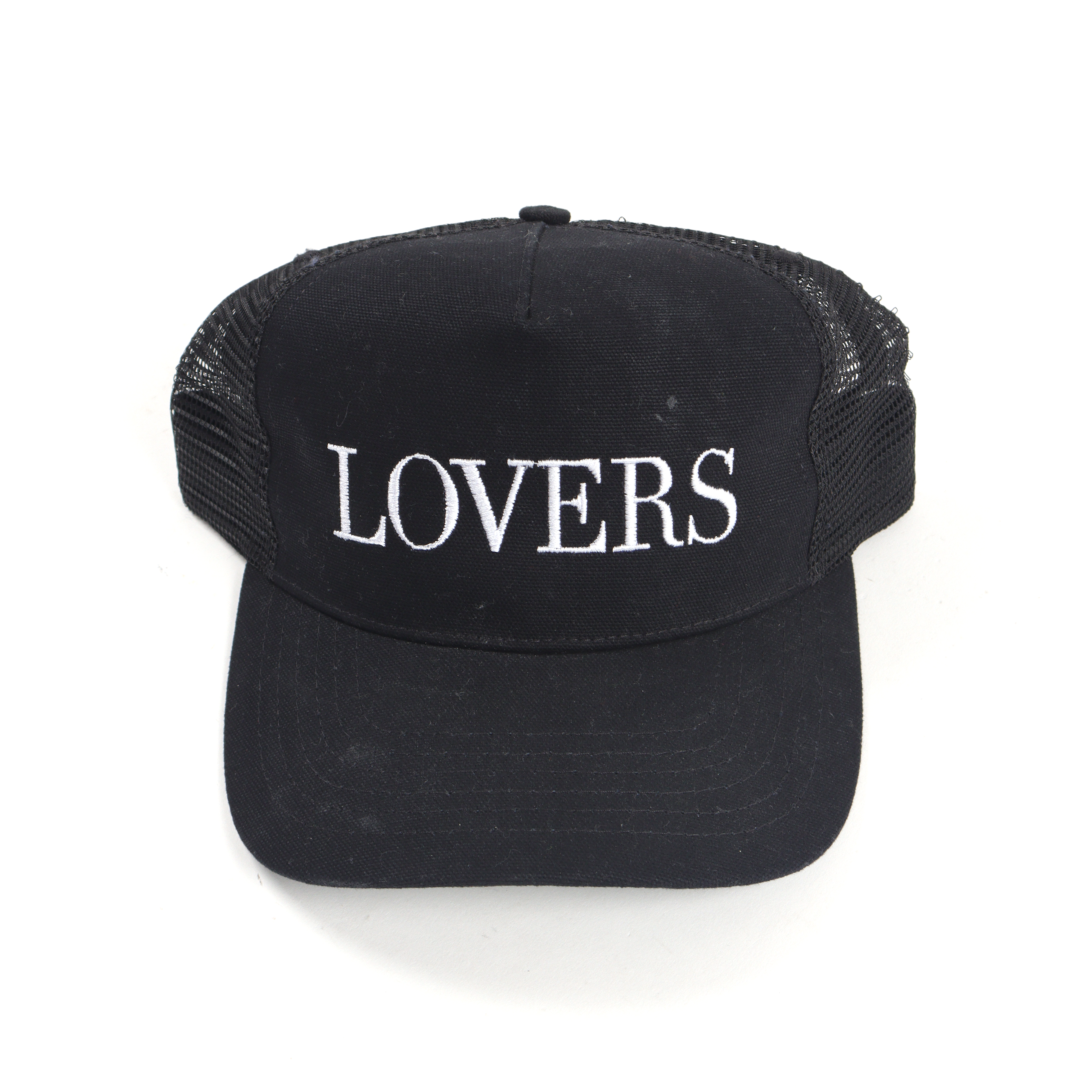 LOVERS Logo Trucker Hat for Men & Women - Stylish Snapback Baseball Cap for Casual Outfits, Streetwear & Outdoor Activities
