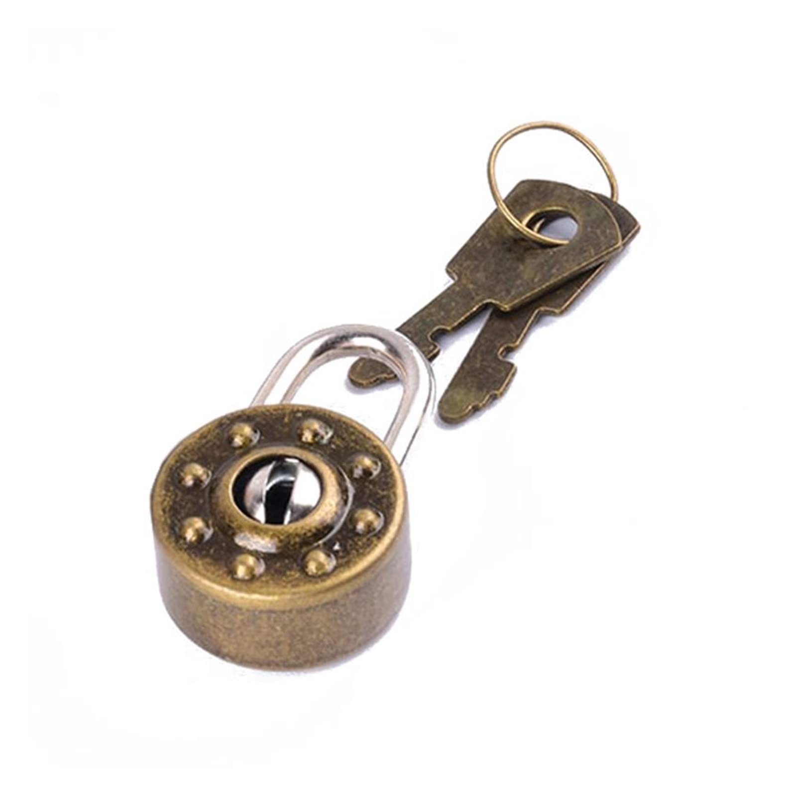 Mini Padlock with Keys - Small Durable Luggage Lock for Suitcases, Bags & Backpacks - Secure Travel Accessories for Gym Lockers, School Lockers & Storage Boxes