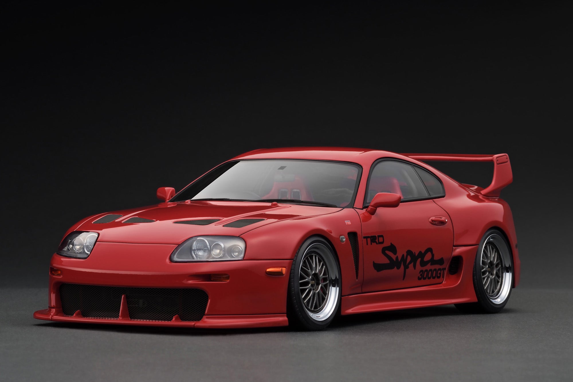 **PREORDER - Ignition Model 1:18 Scale Toyota Supra (A80) TRD 3000GT Diecast Car - Red Collectible for Display & Racing Enthusiasts**