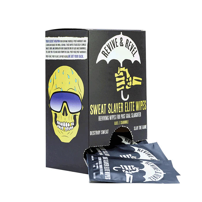 Sweat Slayer Wipes - Premium Gym & Workout Wipes for Men & Women - Post-Workout Refresh, Odor Control & Cooling Relief - Perfect for Fitness, Yoga & Outdoor Activities